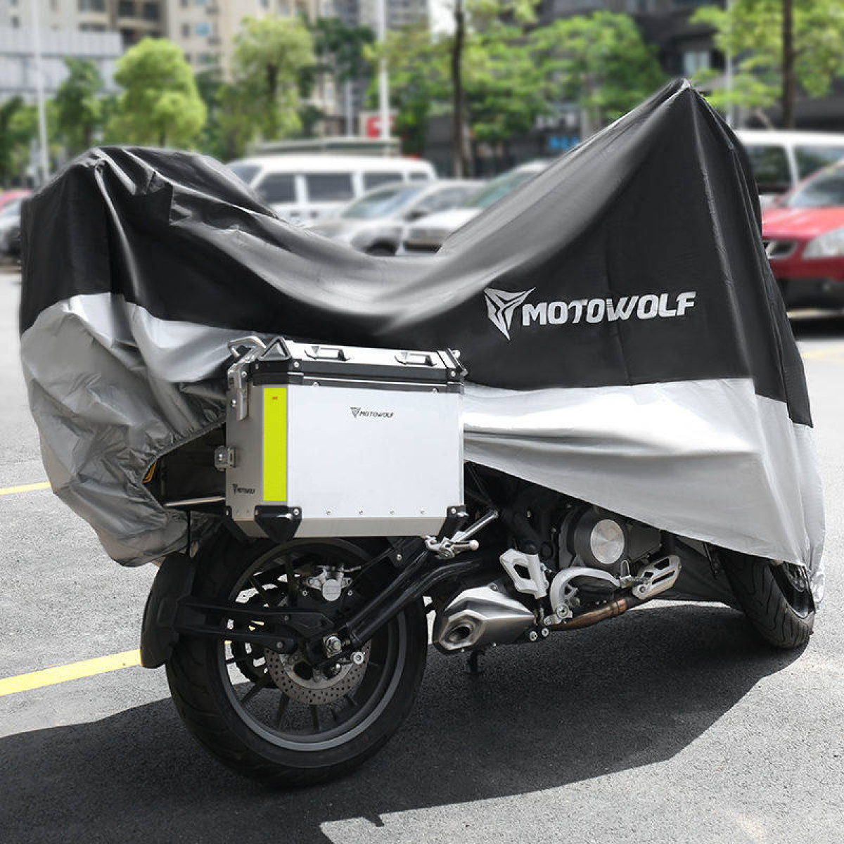 Αδιάβροχη Κουκούλα Μοτοσικλέτας Universal Motowolf MDL0802B 190T - Image 4