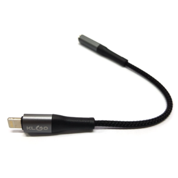 Αντάπτορας AUX Lightning Σε Jack 3.5mm 12cm Klgo AUX-5