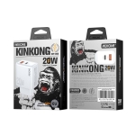 Αντάπτορας Φόρτισης με 2 Θύρες Type-C και USB 20W Wekome WP-U60 Λευκό - Image 2