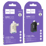 Αντάπτορας Lightning & Type-C σε USB-A Μετατροπέας Διπλής Συμβατότητας Hoco UA31F - Image 4