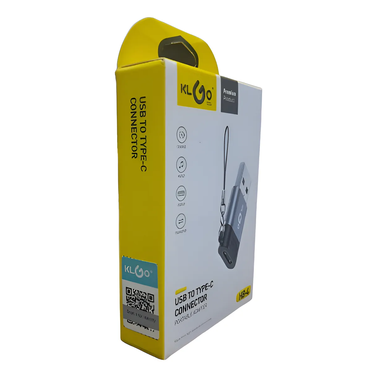 Αντάπτορας USB Σε Type-C Klgo HB-4 - Image 3