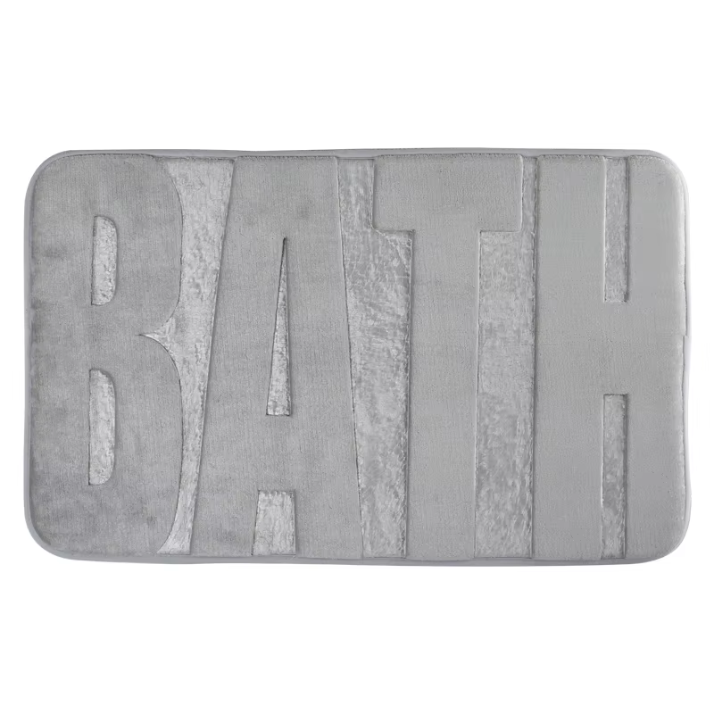 Αντιολισθητικό Πατάκι Μπάνιου Bath 45X75Cm 34231-250 - Γκρι