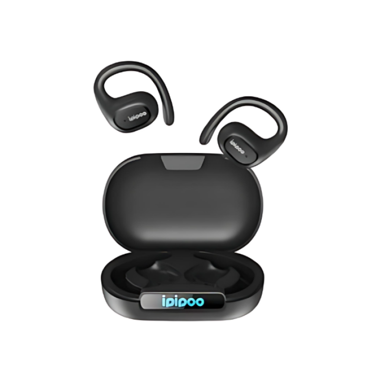 Ασύρματα Ακουστικά Bluetooth με Θήκη Φόρτισης Ipipoo TP-55 Μαύρο