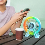 Ασύρματο Ηχείο Bluetooth Ferris Wheel Με Ασύρματη Φόρτιση 15W & Φωτισμό LED L38 - Image 3