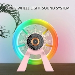 Ασύρματο Ηχείο Bluetooth Ferris Wheel Με Ασύρματη Φόρτιση 15W & Φωτισμό LED L38 - Image 4