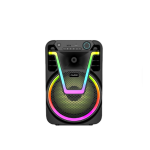 Ασύρματο Ηχείο Bluetooth με Φωτισμό LED RGB CS-2104 Μαύρο - Image 2