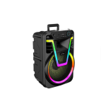 Ασύρματο Ηχείο Bluetooth με Φωτισμό LED RGB CS-2104 Μαύρο - Image 3