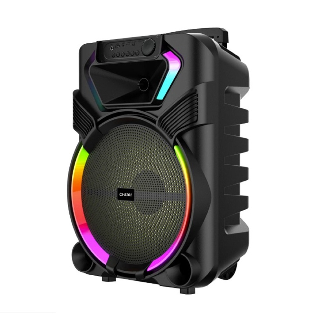 Ασύρματο Ηχείο Bluetooth με Φωτισμό LED RGB CS-5101 Μαύρο - Image 2