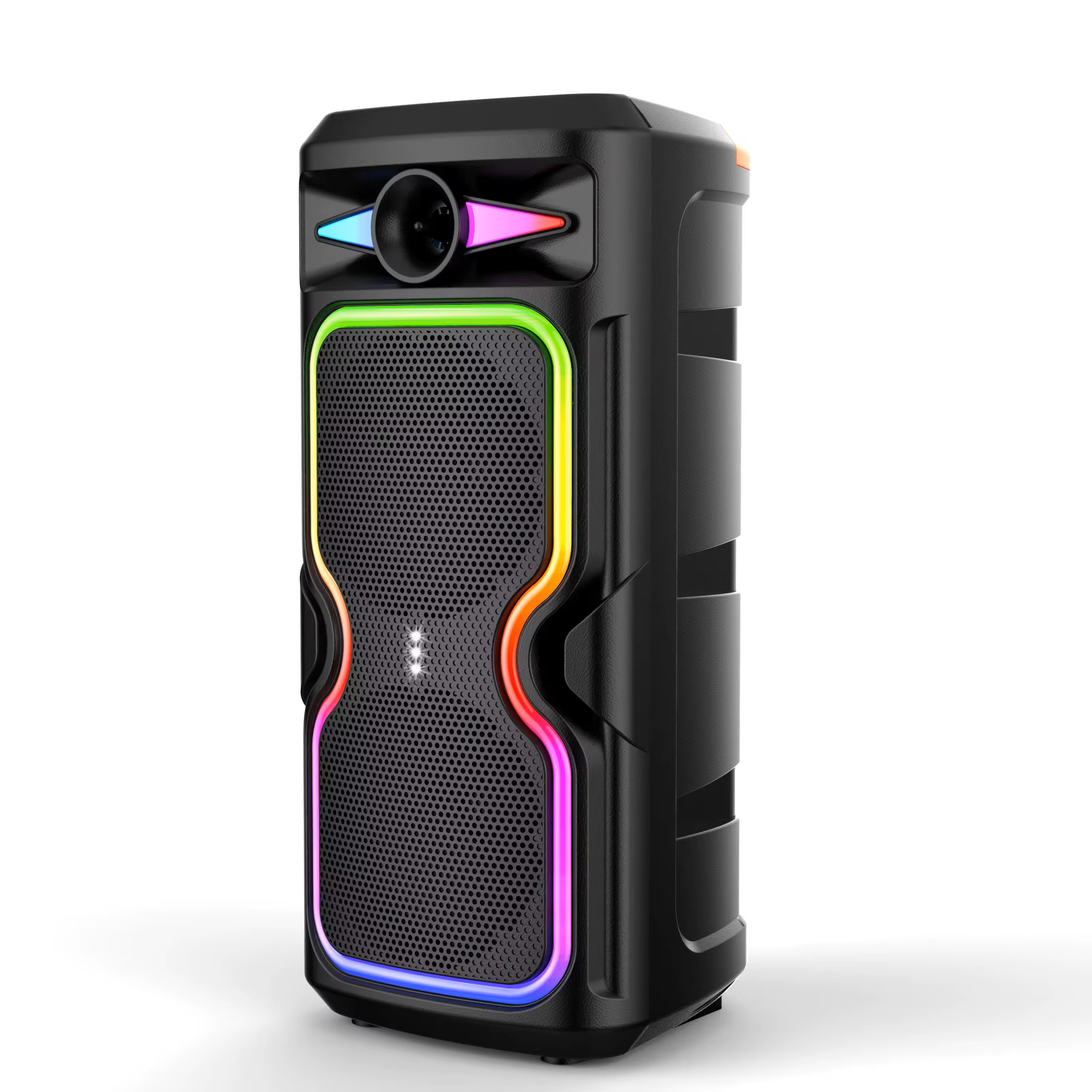 Ασύρματο Ηχείο Bluetooth Με Φωτισμό Led Rgb Cs-8807 Μαύρο