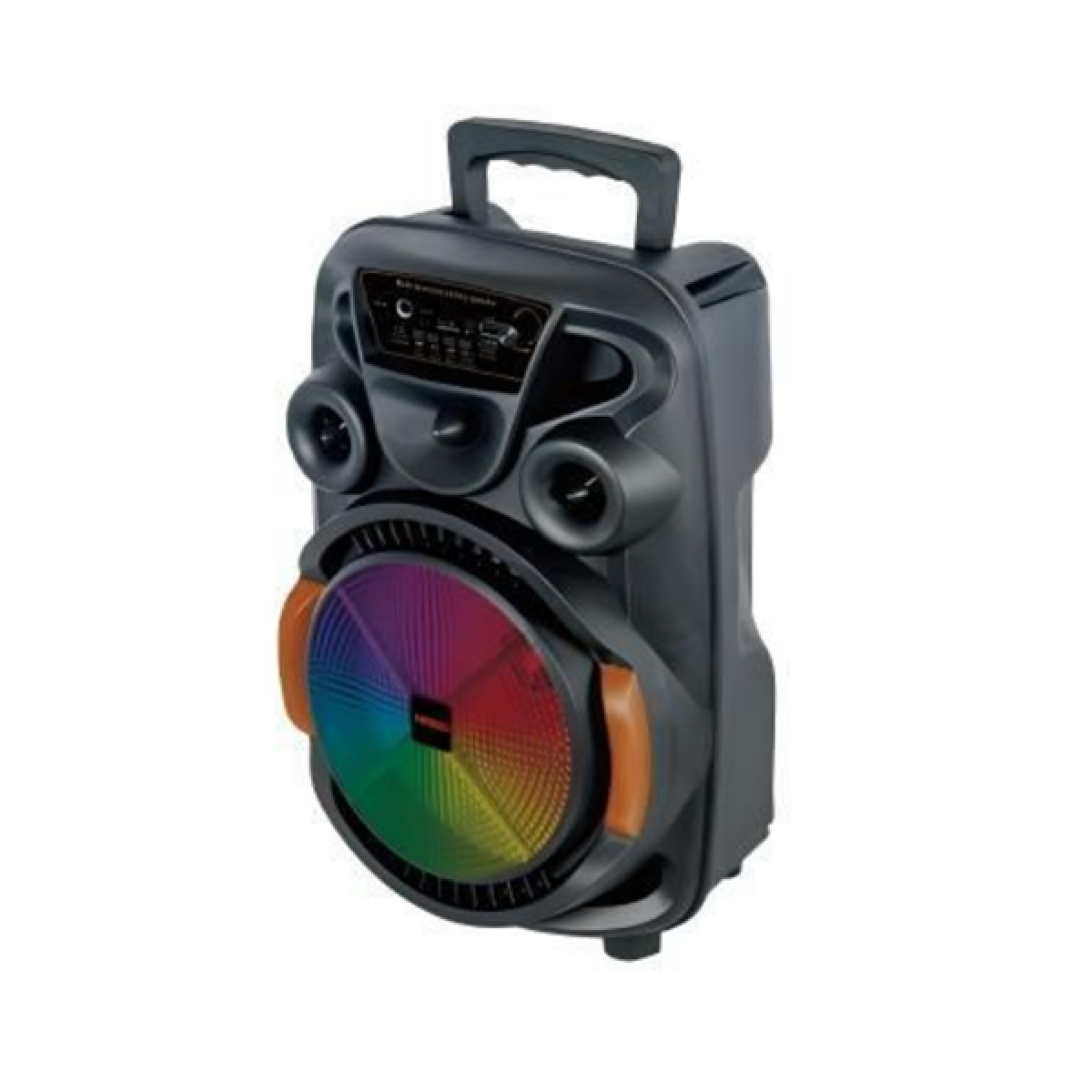 Ασύρματο Ηχείο Bluetooth με Φωτισμό LED RGB και Ενσύρματο Μικρόφωνο QS-4009 Μαύρο - Image 2