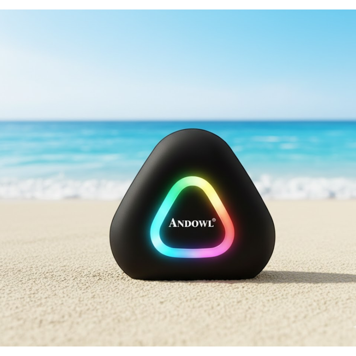 Ασύρματο Ηχείο Bluetooth με RGB Φωτισμό Andowl Q-YX18 Μαύρο - Image 2