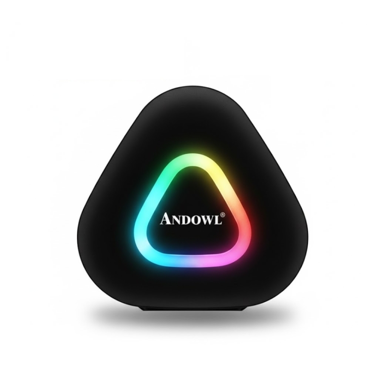 Ασύρματο Ηχείο Bluetooth με RGB Φωτισμό Andowl Q-YX18 Μαύρο