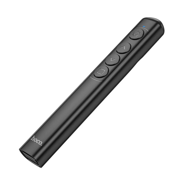 Ασύρματο Ποντίκι Παρουσιάσεων με Laser Pointer – Smart PPT Page Turning Pen Hoco GM200 Μαύρο