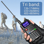 Ασύρματος Πομποδέκτης UHF/VHF 10W Με Έγχρωμη Οθόνη Baofeng UV-5RH - Image 3