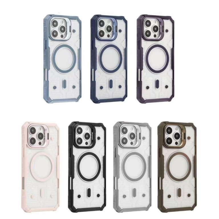 Διαφανής Θήκη MagSafe Με Camera Kickstand για iPhone 15 Pro