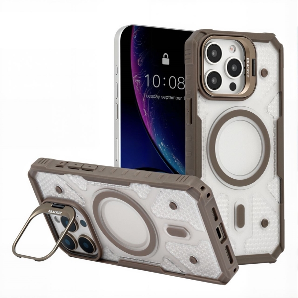 Διαφανής Θήκη MagSafe Με Camera Kickstand για iPhone 17