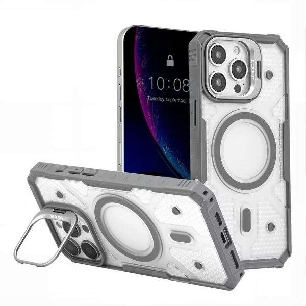 Διαφανής Θήκη MagSafe Με Camera Kickstand για iPhone 17