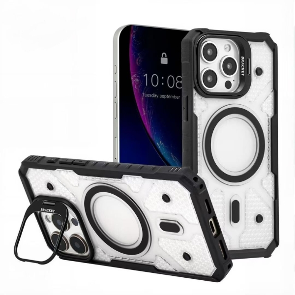 Διαφανής Θήκη MagSafe Με Camera Kickstand για iPhone 17