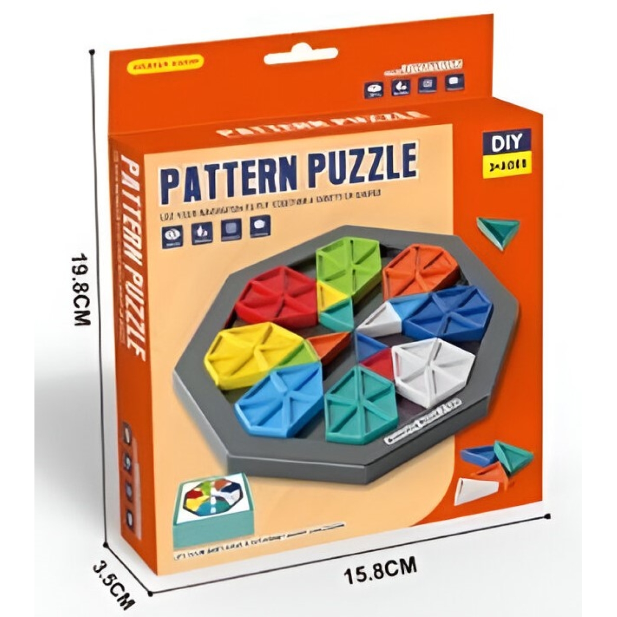 Εκπαιδευτικό Παιχνίδι Σχημάτων Pattern Puzzle DIY B197