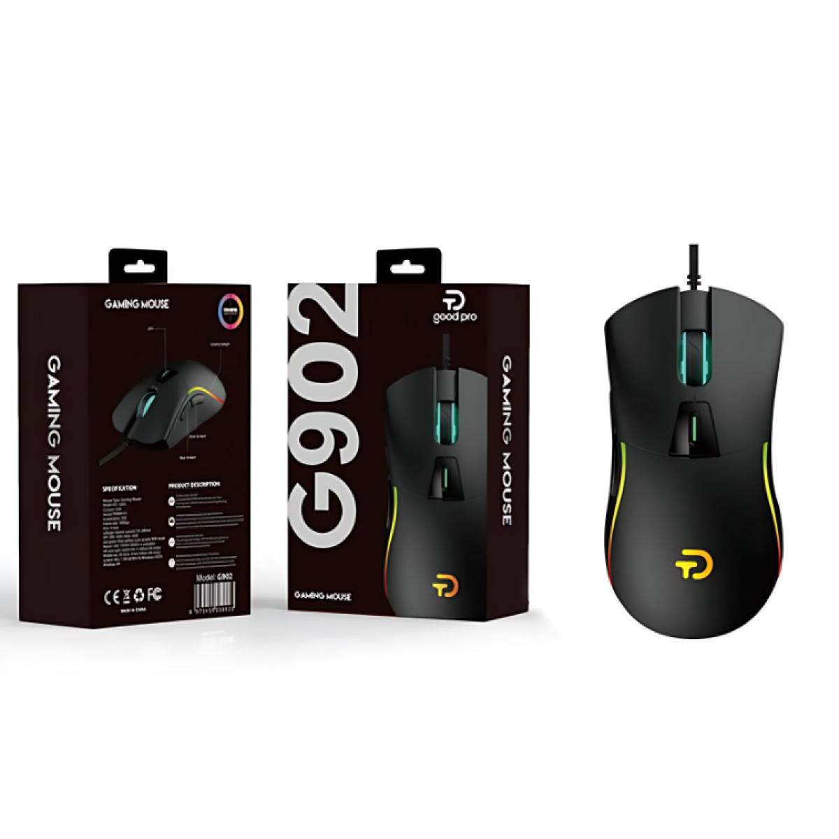 Ενσύρματο Gaming Ποντίκι Υπολογιστή G902 - Μαύρο - Image 2