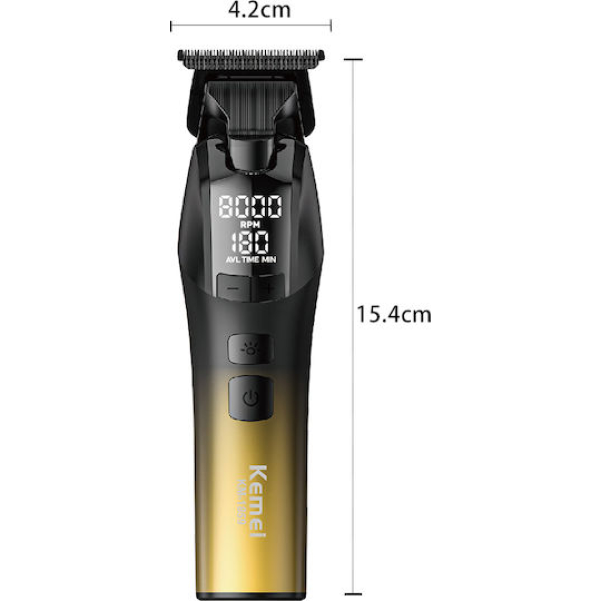 Επαναφορτιζόμενη Κουρευτική Μηχανή Kemei KM-1859 - Image 6