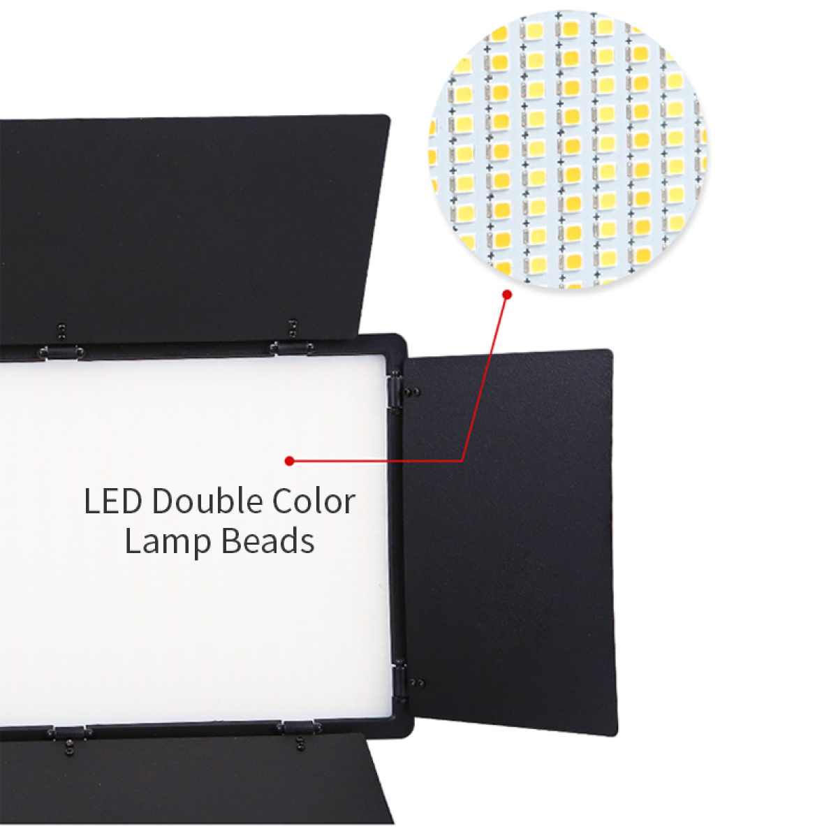 Επαγγελματικό Φωτιστικό Φωτογράφισης LED Light 3200-6500K 55W με Φωτεινότητα 13000lm E900 - Image 3