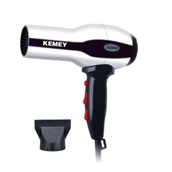 Επαγγελματικό Πιστολάκι Μαλλιών 2000W Kemei Km-6846 Λευκό/Μαύρο