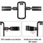 Επαγγελματικό Τρίποδο Κινητού 190cm με Αυτόματο Άνοιγμα N01 - Μαύρο - Image 5