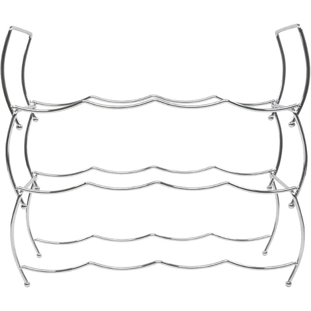 Επιτραπέζια Μπουκαλοθήκη Μεταλλική Για 12 Μπουκάλια 42x13x14cm SL-12