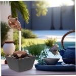 Επιτραπέζιο Διακοσμητικό Συντριβάνι Feng Shui με Τρεχούμενο Νερό & LED Φωτισμό