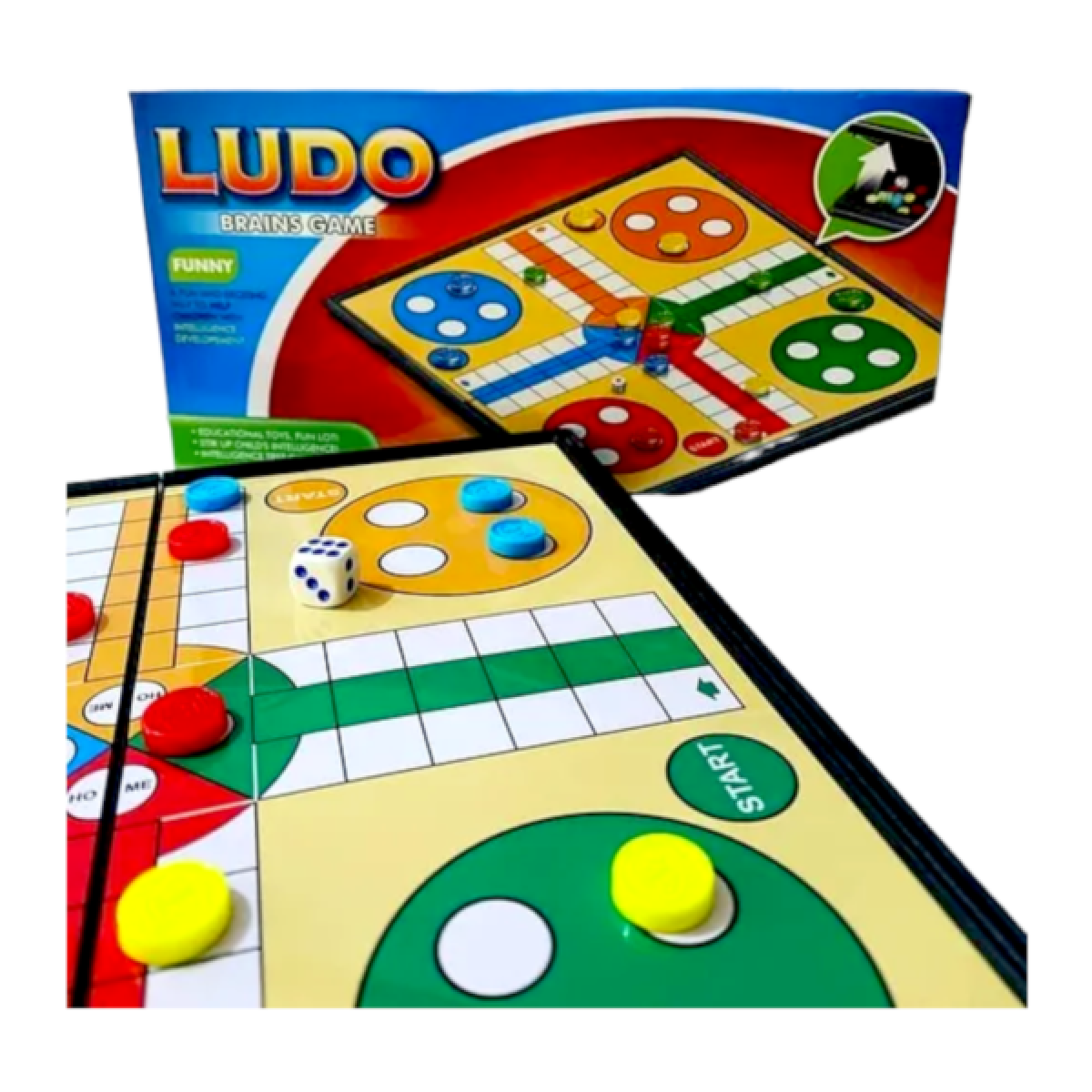 Επιτραπέζιο Παιχνίδι Μαγνητικό Ludo Brains Game για 2–4 Παίκτες B199