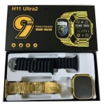 Smartwatch Με 2 Λουράκια, Οθόνη 2.3" HD, Ασύρματη Φόρτιση Και Bluetooth Κλήσεις H11 Ultra 2 - Image 3