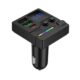 FM Transmitter Αυτοκινήτου με Bluetooth και RGB Φωτισμό P26 - Μαύρο