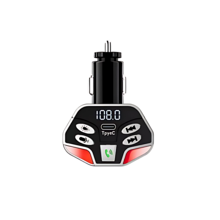FM Transmitter και Φορτιστής Αυτοκινήτου με Bluetooth M19 - Μαύρο