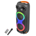 Φορητό Ηχείο 8" 20W Bluetooth 5.3 με Φωτισμό RGB, Μικρόφωνο & Χειριστήριο CH-8868