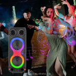 Φορητό Ηχείο 8" 20W Bluetooth 5.3 με Φωτισμό RGB, Μικρόφωνο & Χειριστήριο CH-8868 - Image 4