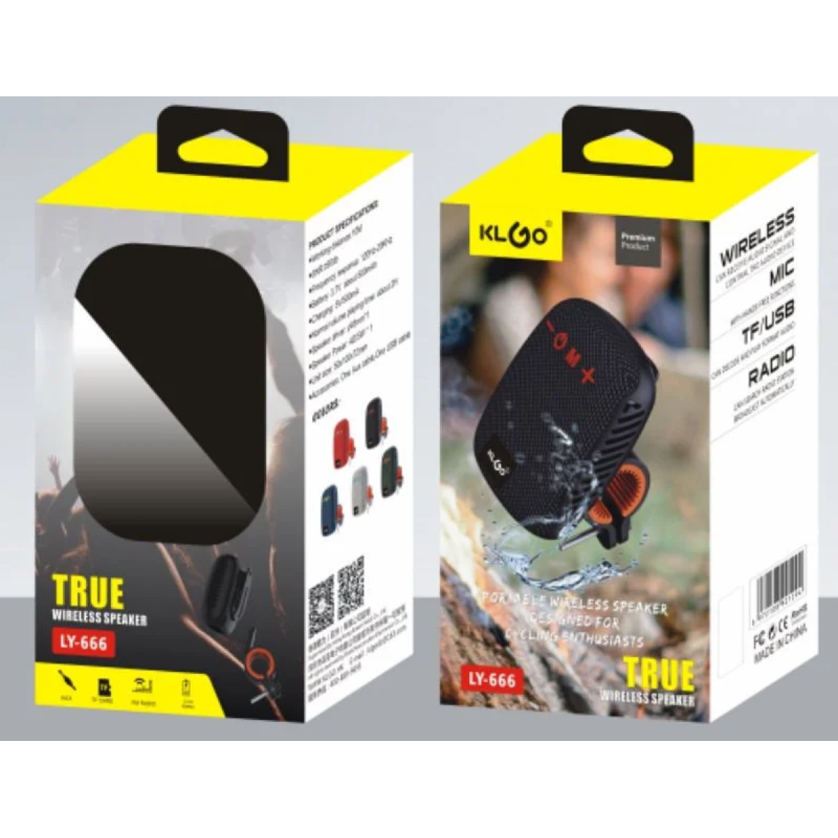 Φορητό Ηχείο Bluetooth με FM Και Πολλαπλές Συνδέσεις Klgo LY-666