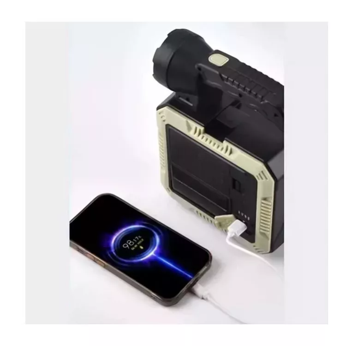 Φορητός Ηλιακός Φακός Με ΚΙΤ Εργαλείων & Power Bank PM-090 7739-L - Image 3