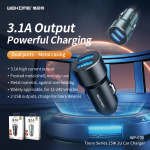 Φορτιστής Αυτοκινήτου Dual USB 15W 3.1A Wekome WP-C36 - Image 4