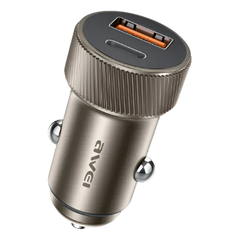 Φορτιστής Αυτοκινήτου PD33W Διπλής Θύρας USB-A & Type-C Awei C-857