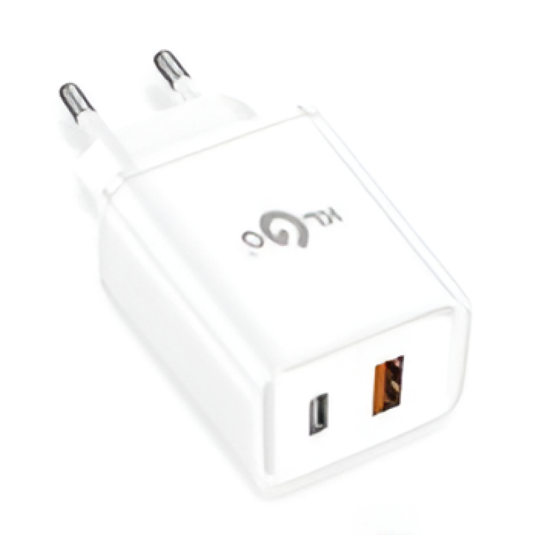 Φορτιστής Χωρίς Καλώδιο PD 35W Με USB Και Type-C Klgo PD-22
