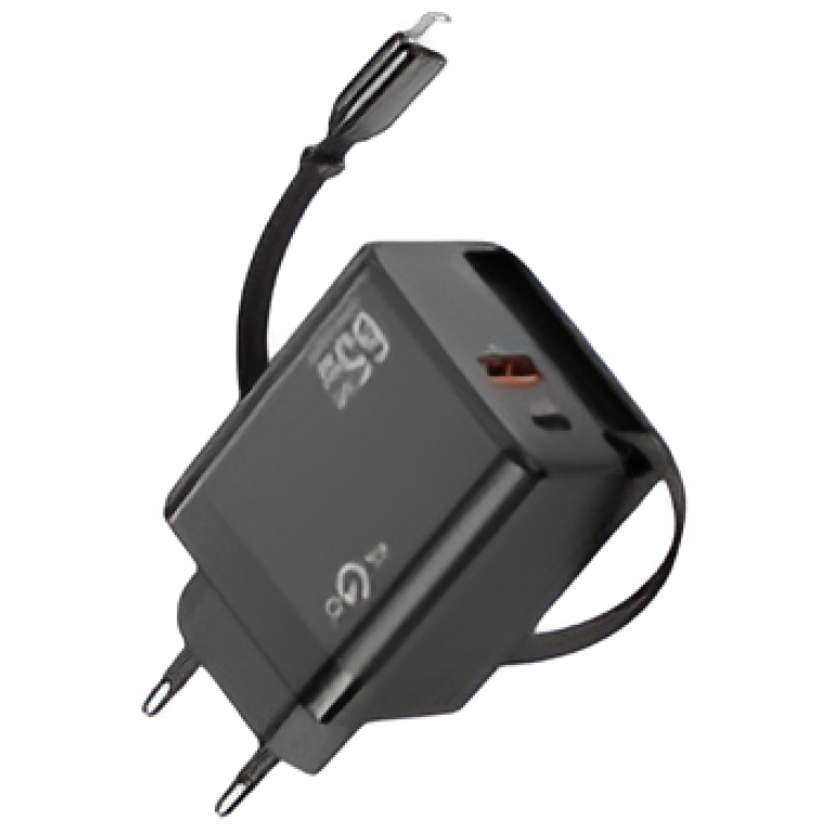 Φορτιστής PD 65W Με USB Και Type-C Klgo PD-75