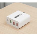 Φορτιστής PD + QC 3.0 με 3 Θύρες USB & 1 Type-C Andowl WLX-A6 Λευκό - Image 2