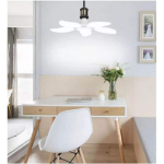 Φωτιστικό Πτυσσόμενο LED Οροφής 5 Πτερυγίων 80W σε Σχήμα Λουλουδιού - Image 3