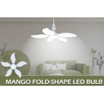 Φωτιστικό Πτυσσόμενο LED Οροφής 5 Πτερυγίων 80W σε Σχήμα Λουλουδιού - Image 5