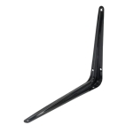 Γωνία Ραφιού από Μέταλλο σε Μαύρο Χρώμα 200x250mm