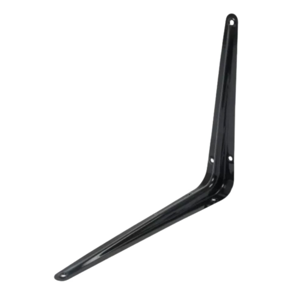 Γωνία Ραφιού από Μέταλλο σε Μαύρο Χρώμα 200x250mm