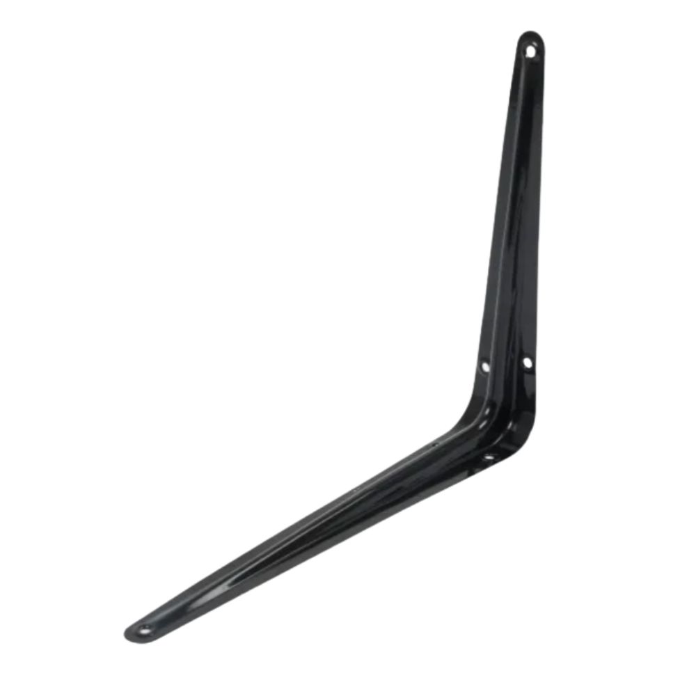 Γωνία Ραφιού από Μέταλλο σε Μαύρο Χρώμα 200x250mm Γωνία Ραφιού από Μέταλλο σε Μαύρο Χρώμα 200x250mm