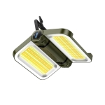 Hoco DL22 Πολυλειτουργική Ηλιακή LED Λάμπα Camping – Μαύρη