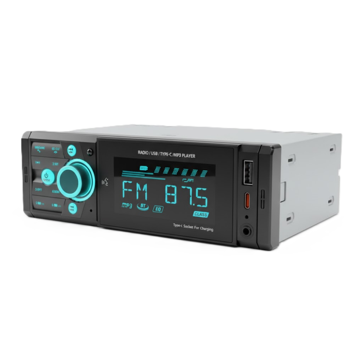 Ηχοσύστημα Αυτοκινήτου 12V με FM Ράδιο, Bluetooth & USB 855 - Μαύρο - Image 2